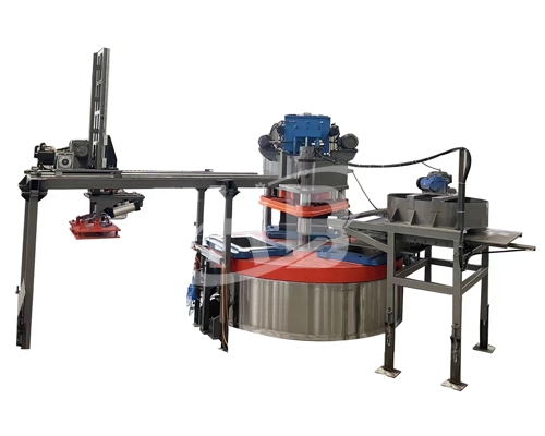 三工位路沿石转盘机